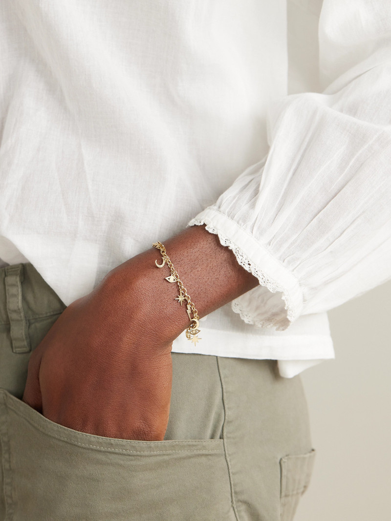 SYDNEY EVAN Fringe 14-karat Gold Bracelet outlook