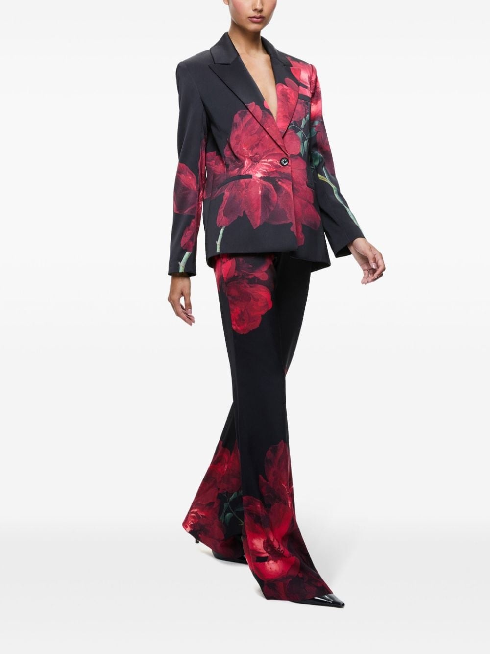 Silas floral-print blazer - 3