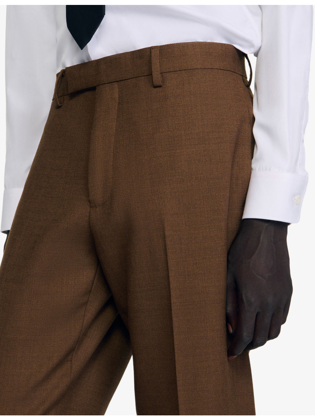 Pressed-Creased Classic-Fit Wool Suit Trousers - 5