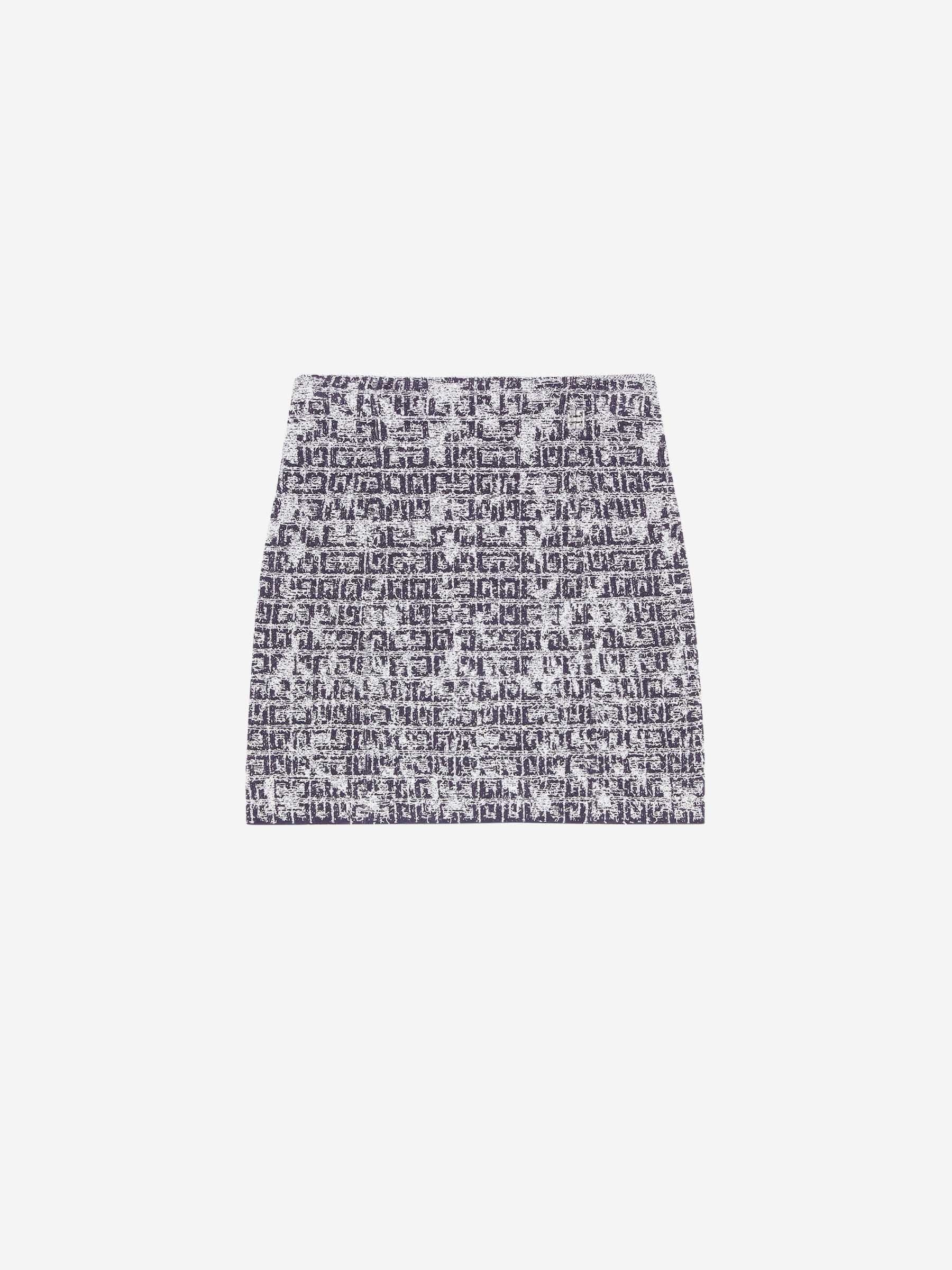 MINI TWEED SKIRT - 1