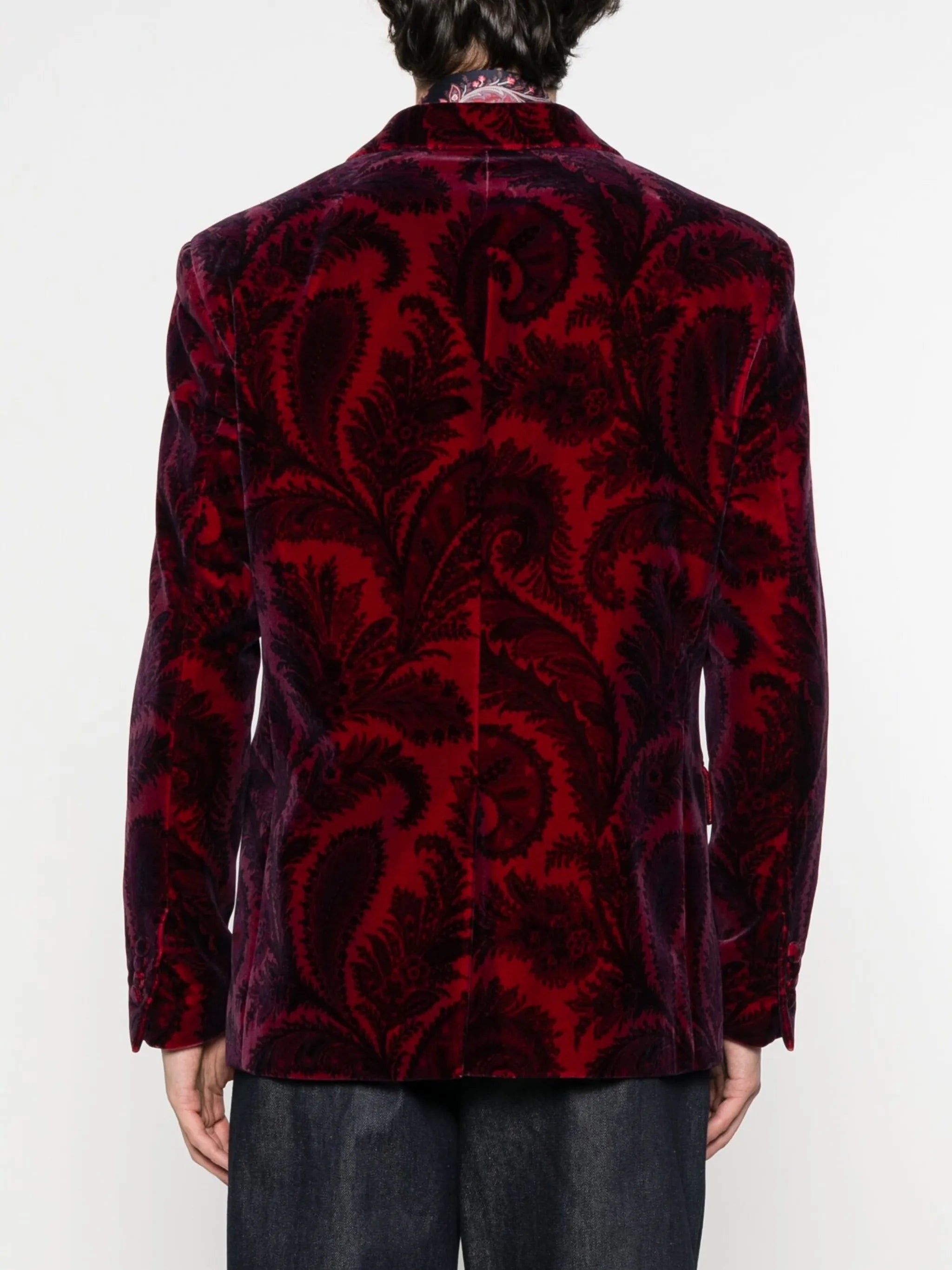 Etro Paisley Velvet Blazer - 4