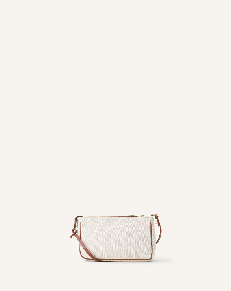 COMPAGNON SMALL ZIPPED SHOLDER BAG IN CANVAS 3