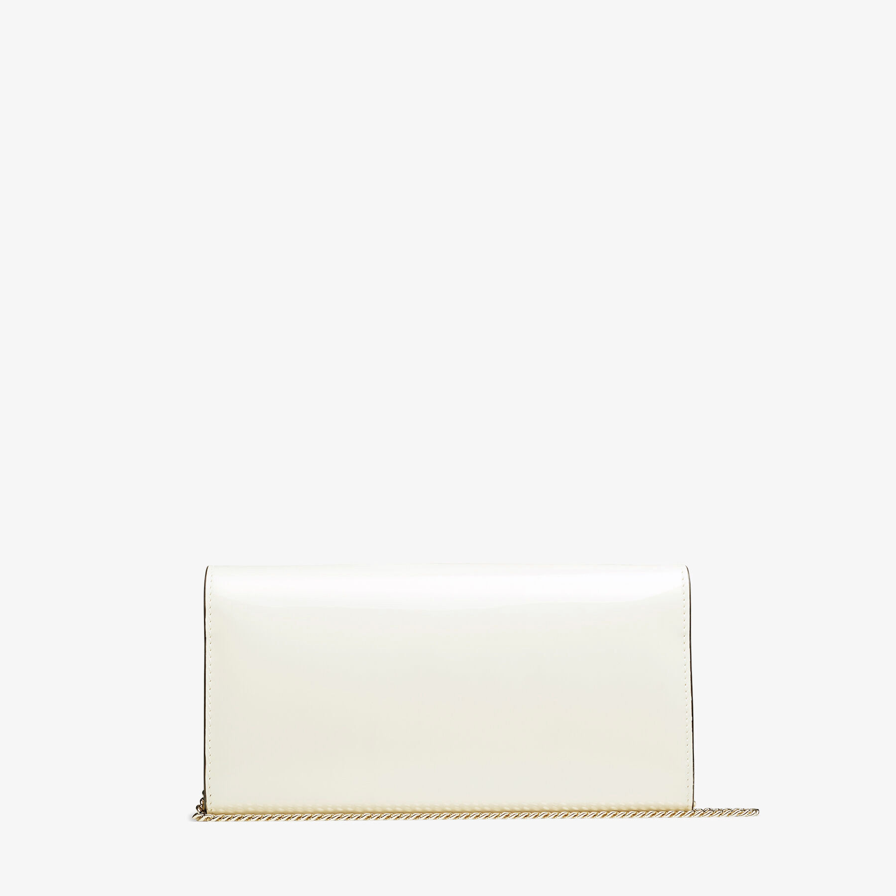 Emmie
Latte Patent Leather Clutch Bag - 7