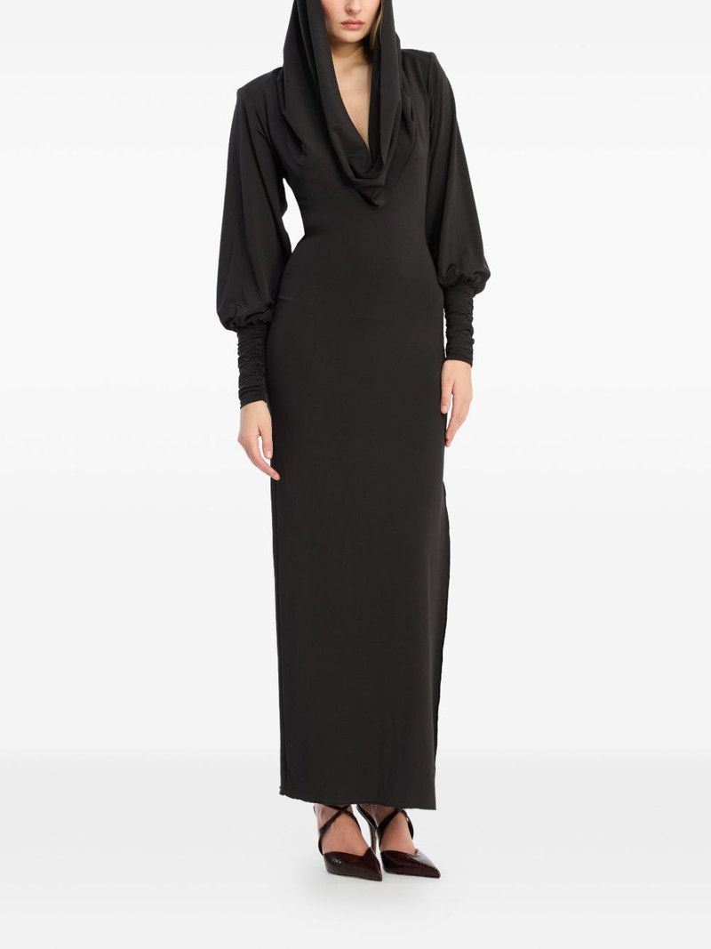 ROTATE hooded slinky maxi dress outlook