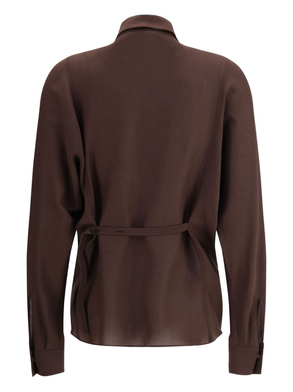 button-fastening shirt - 2
