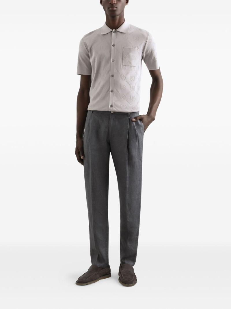 Dolce & Gabbana monogram-pattern shirt outlook