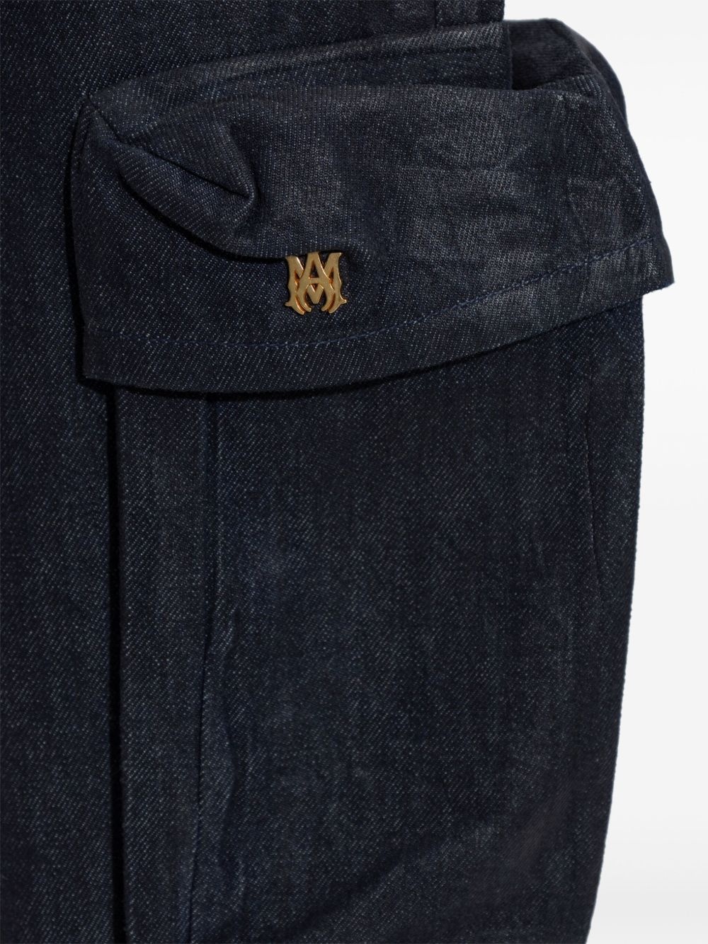 wide-leg cargo jeans - 5