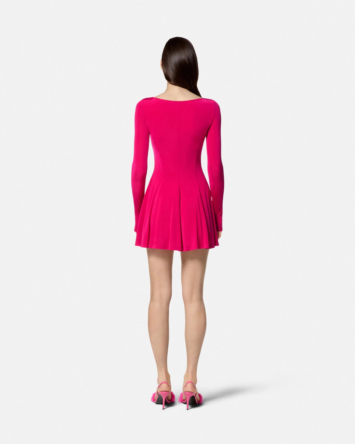 Flared Mini Dress - 5