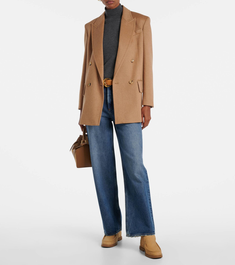 Yves Salomon Shearling-lined suede ankle boots outlook
