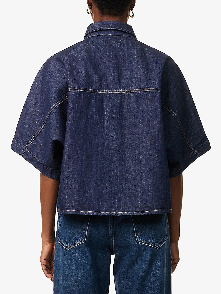 Taron Relaxed-Fit Denim Shirt - 4