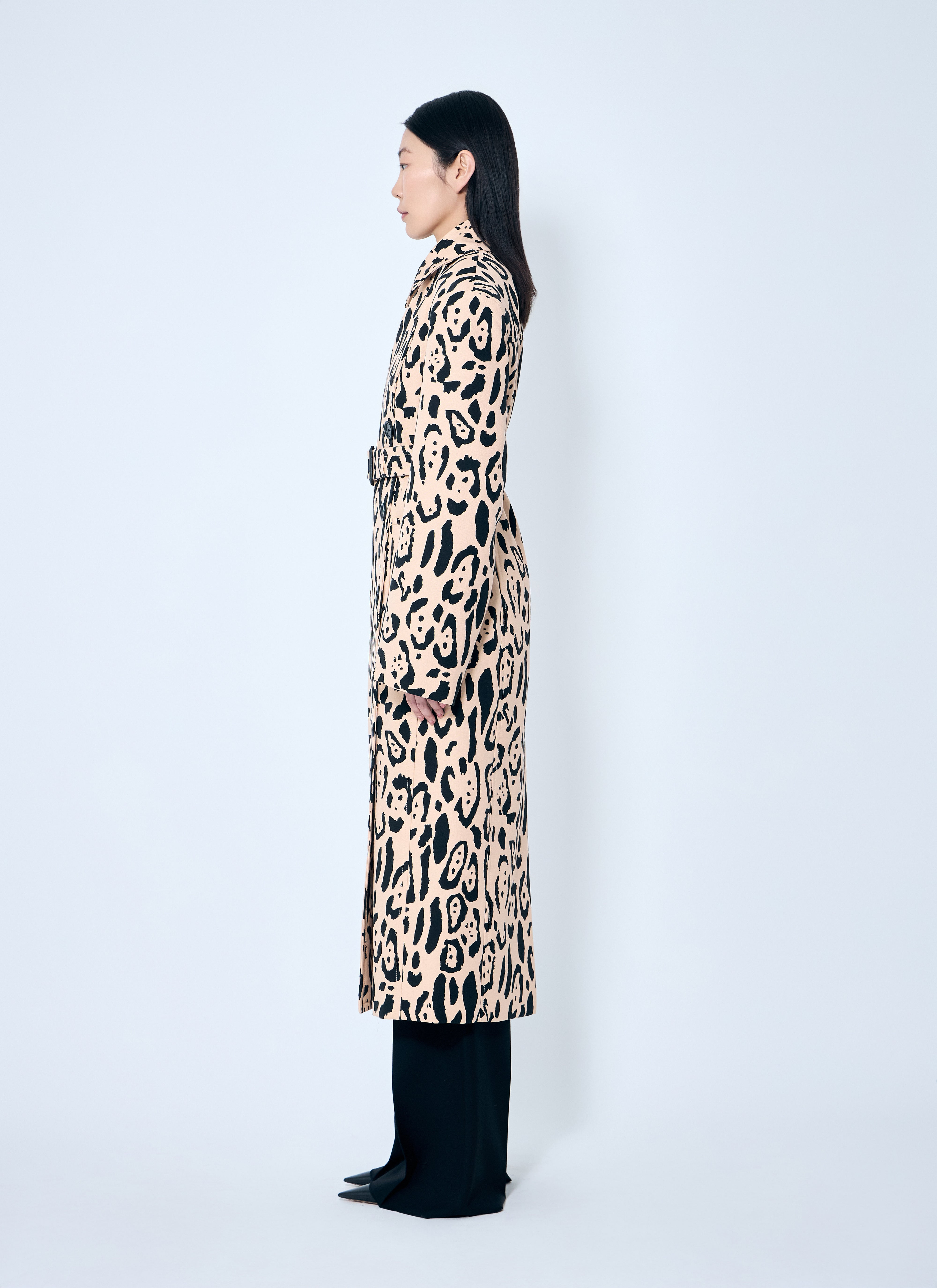 Sportmax Women Animal-Print Trench Coat - 3