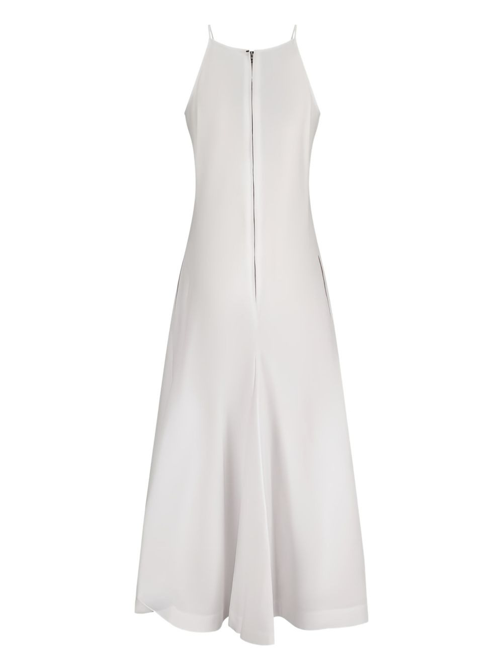 halterneck flared dress - 2