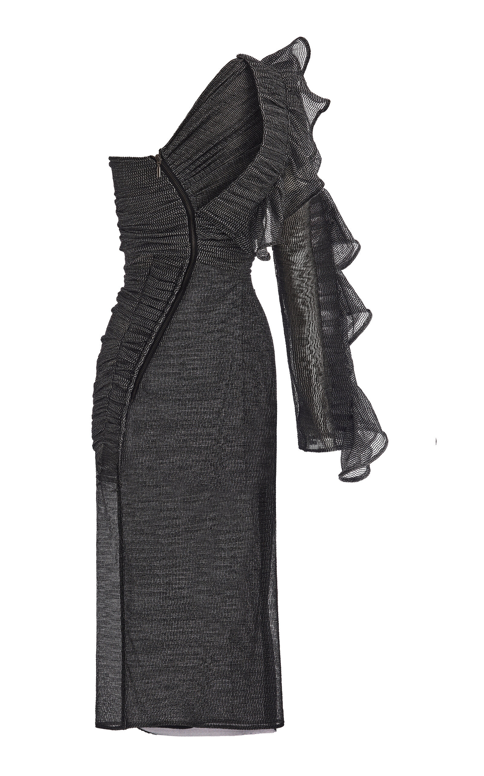 Raider One-Should Midi Dress dark grey - 3