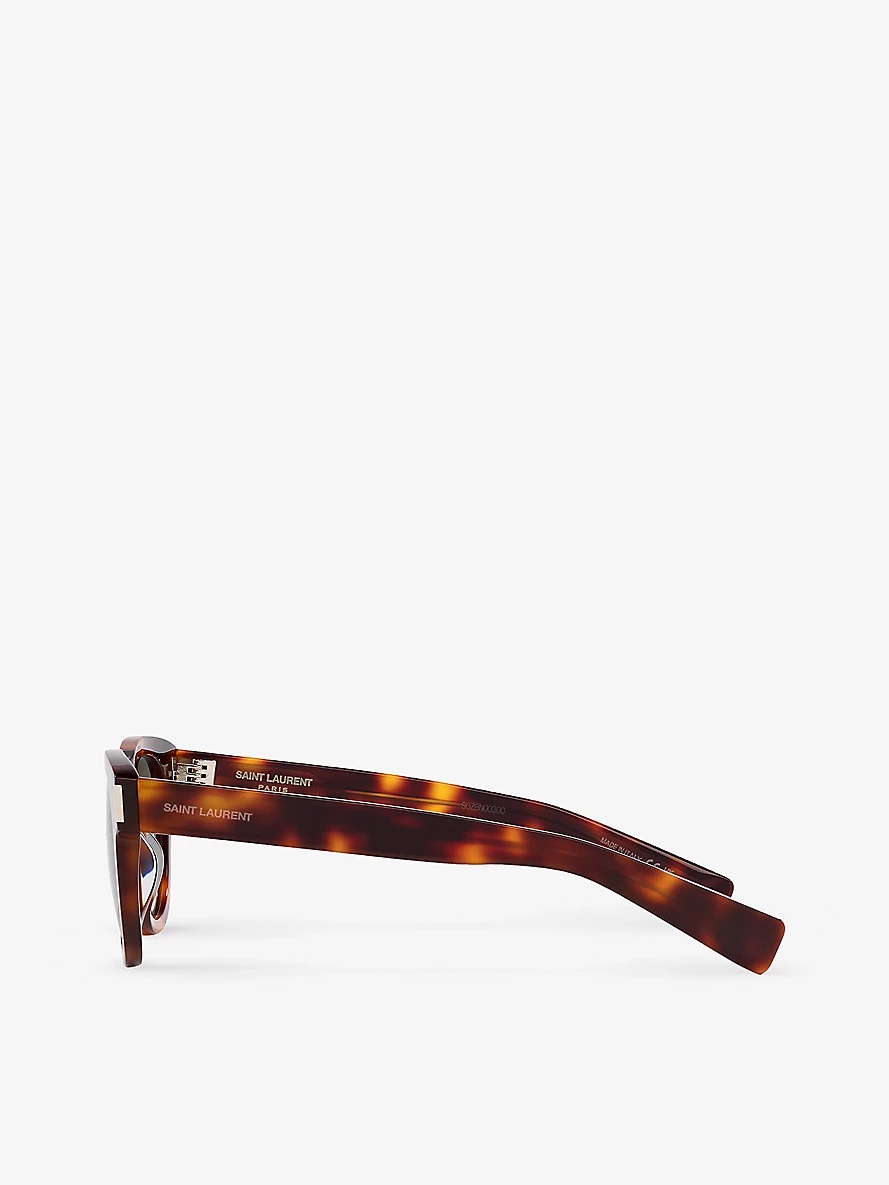 Women's SL571 round-frame tortoiseshell acetate sunglasses - 4