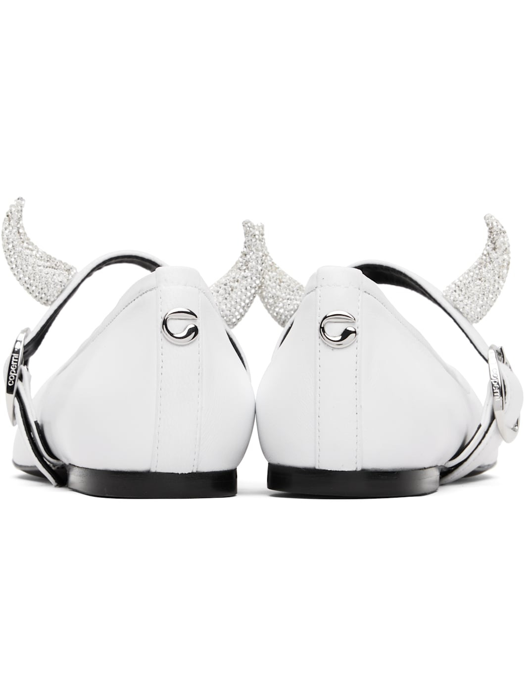 White Disney Horn Ballerina Flats - 2