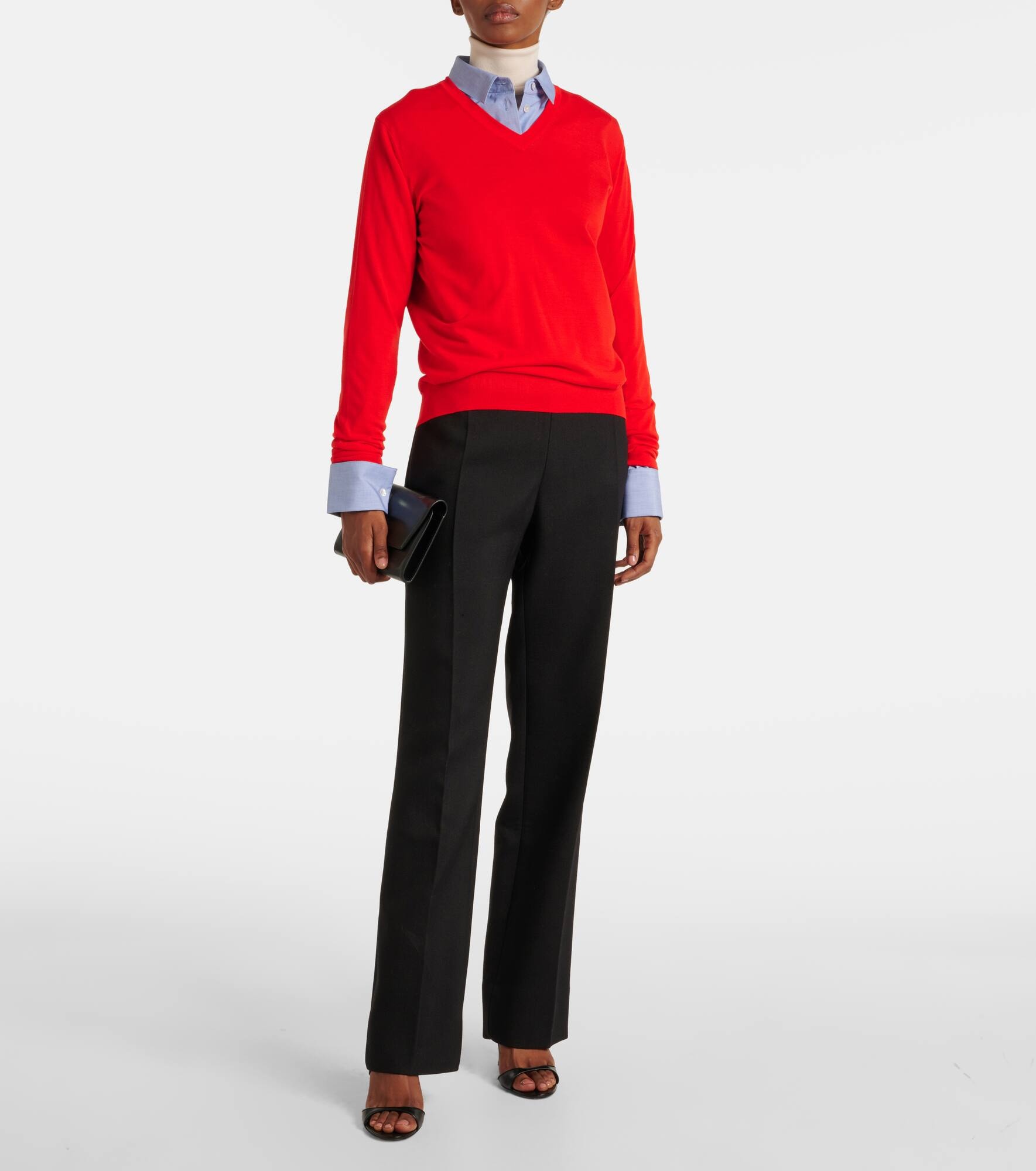 Heva wool jersey turtleneck sweater - 2