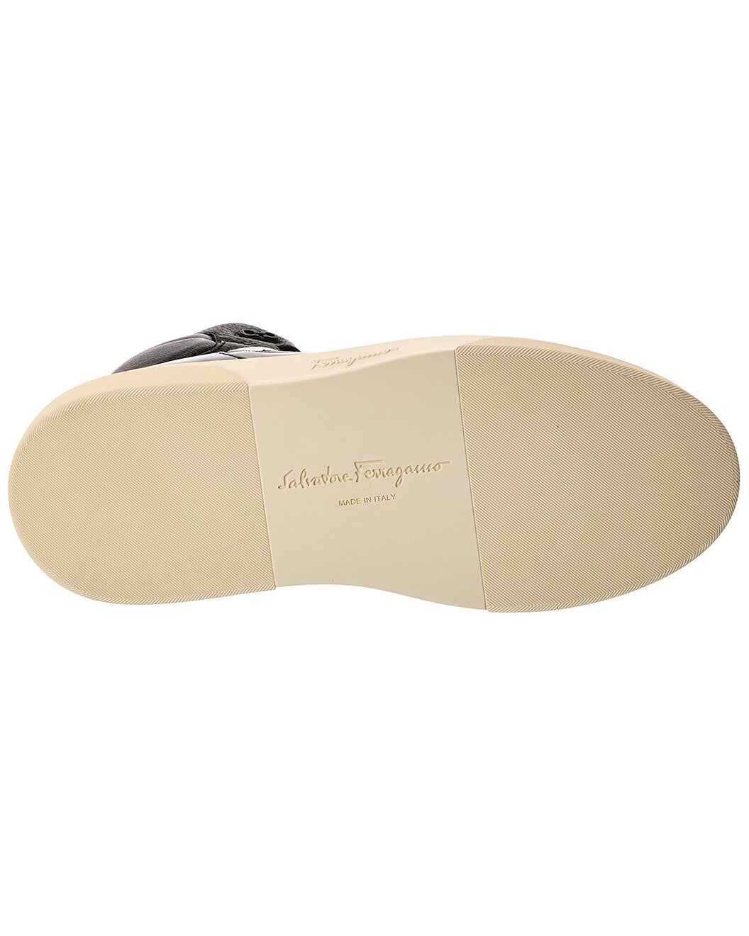 Ferragamo Cassio Leather High-Top Sneaker - 4