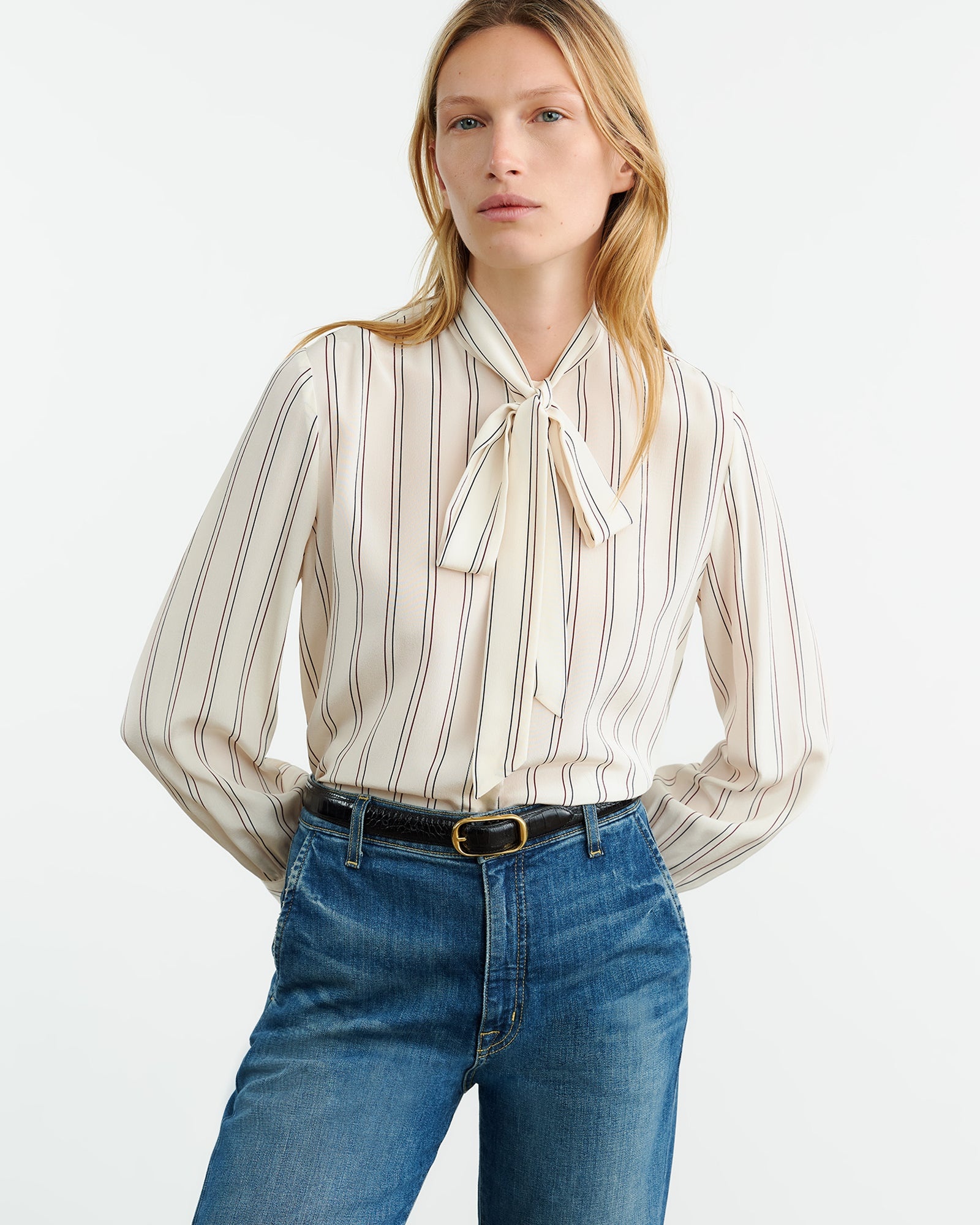 IRINA SILK BLOUSE - 2