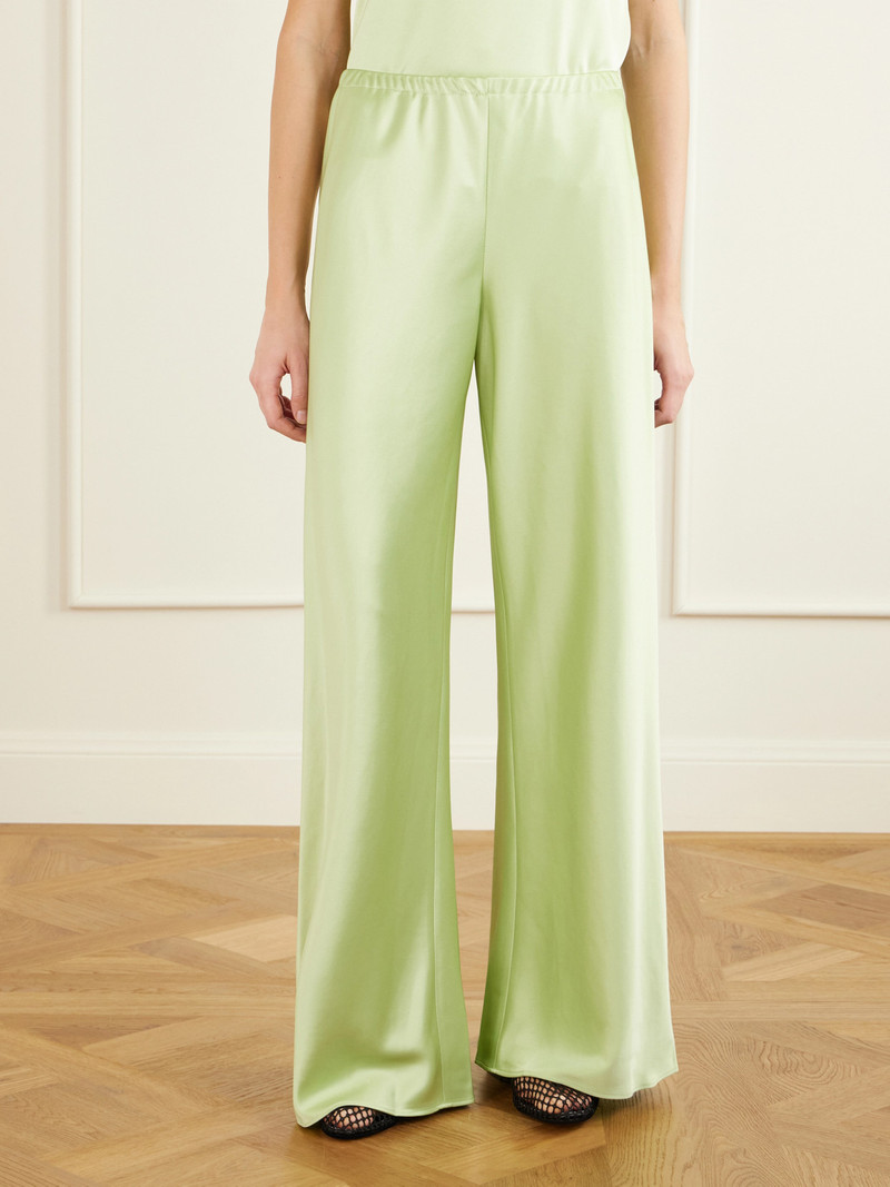 Colby Satin Wide-leg Pants 4