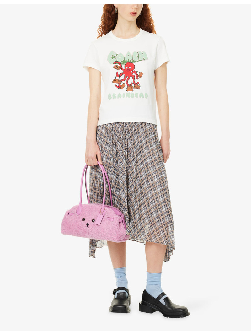 COACH Coach x Brain Dead 90s Graphic-Print Cotton-Jersey T-Shirt outlook