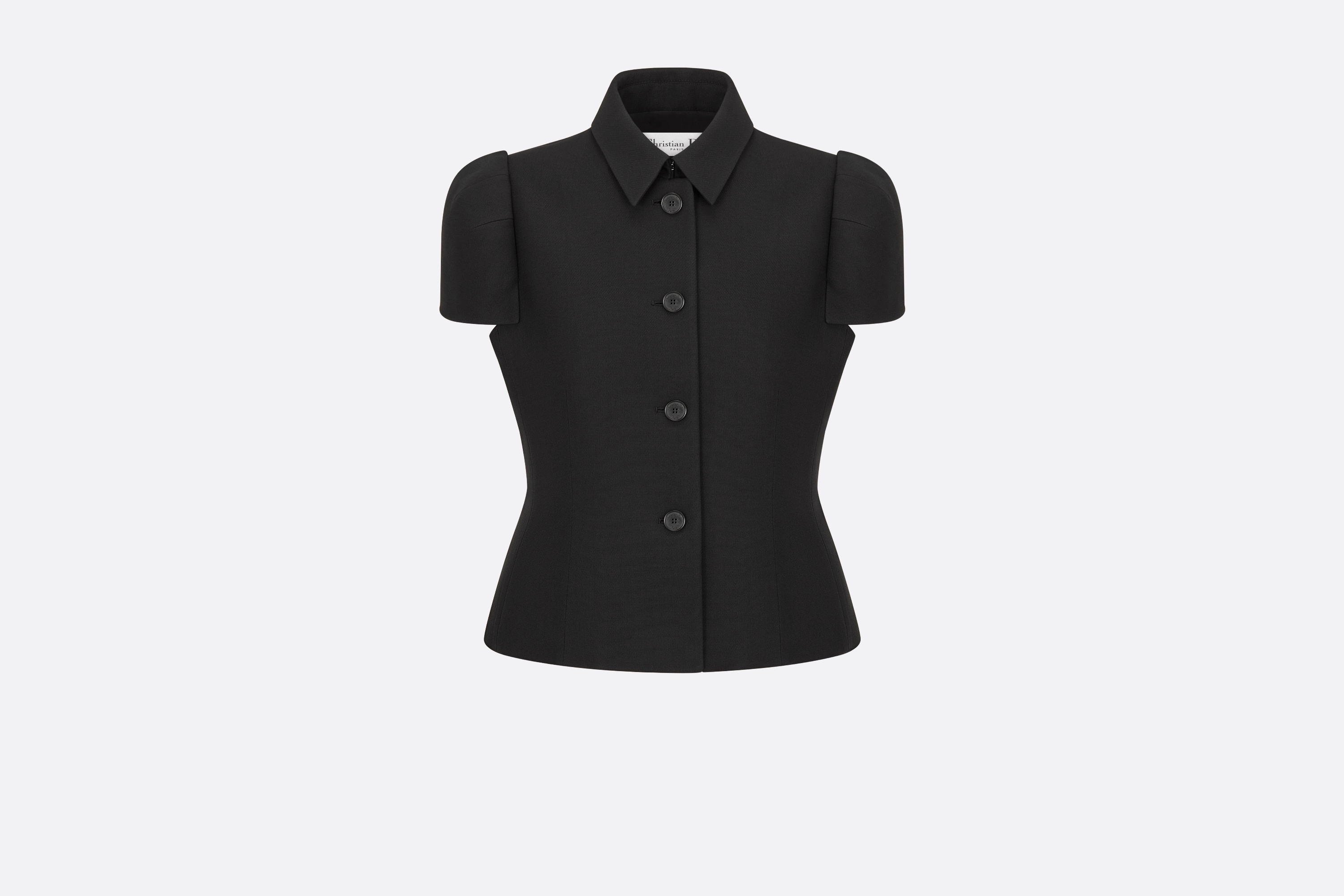 Fitted Short-Sleeved Jacket - 1