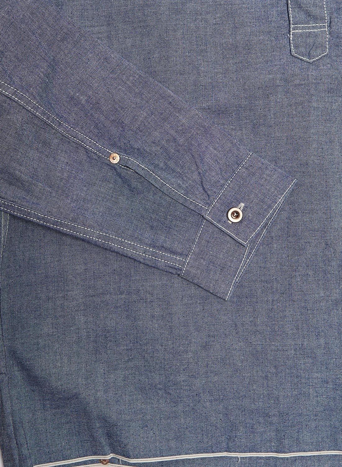 FOB Factory Chambray Pullover Shirt - 3