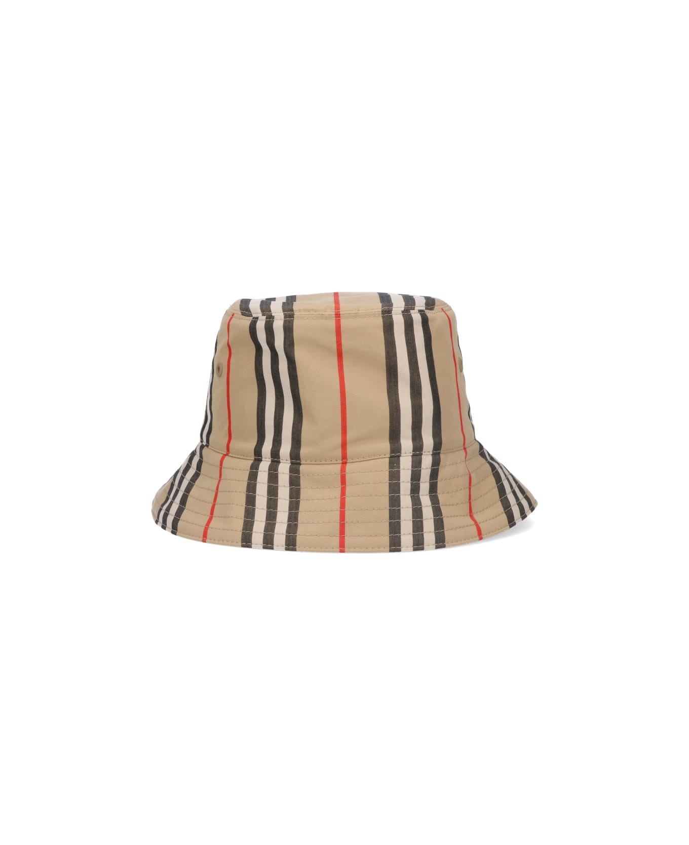 Vintage Check Cotton Bucket Hat - 1