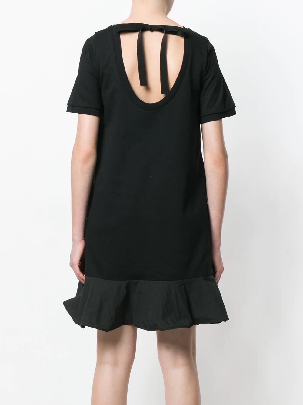 cut-out back T-shirt dress - 4