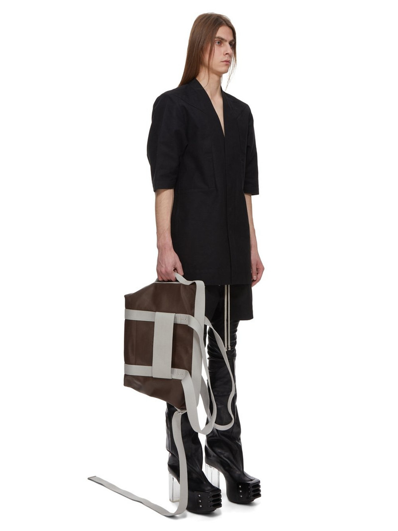 Trolley Leather Tote Bag 14