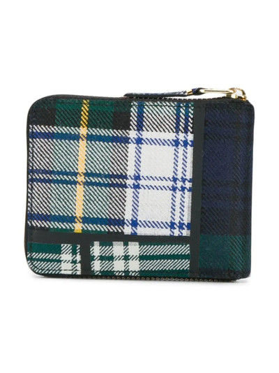 Comme Des Garçons Large Green Tartan Wallet outlook