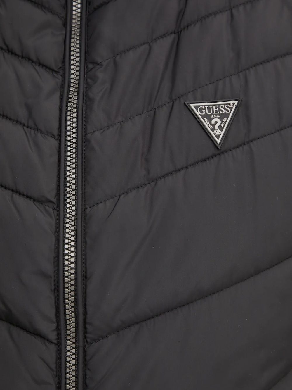 quilted hooded gilet - 5