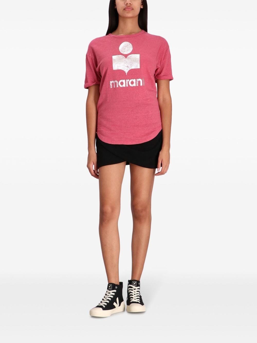 logo-print T-shirt - 2