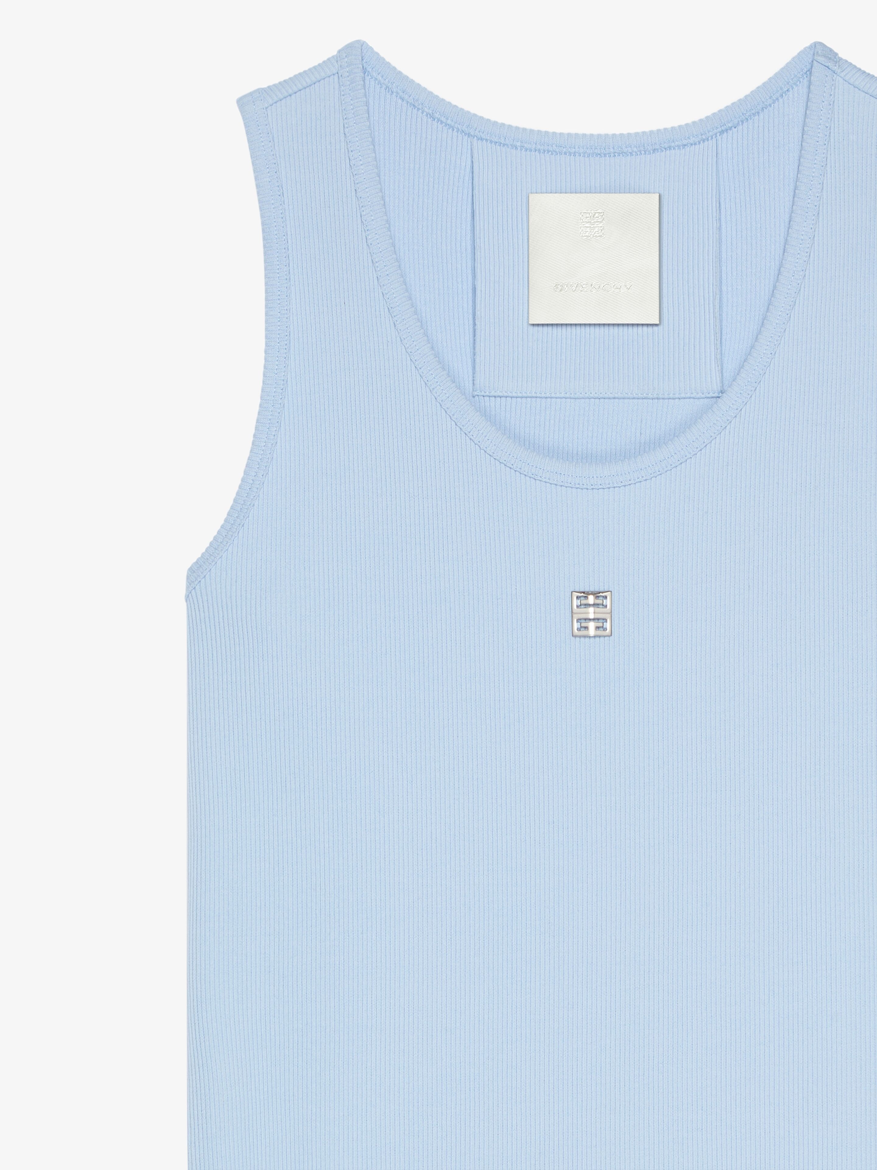 ジバンシィ Givenchy 4G Short Sleeves Rib Tank Dress Givenchy: Black 4G Short Sleeves Rib Tank Minidress | SSENSE