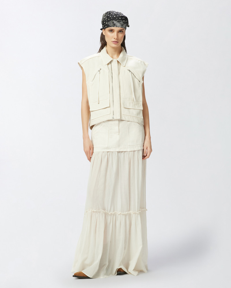 SLEEVELESS COTTON WORKWEAR VEST WITH POCKETS 3