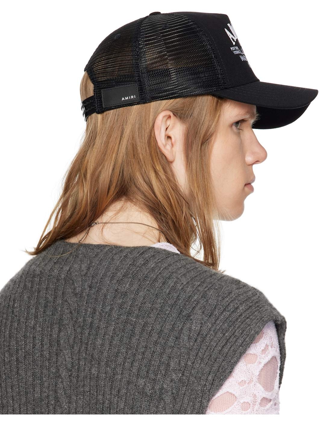 Black 'Arts District' Trucker Cap - 3