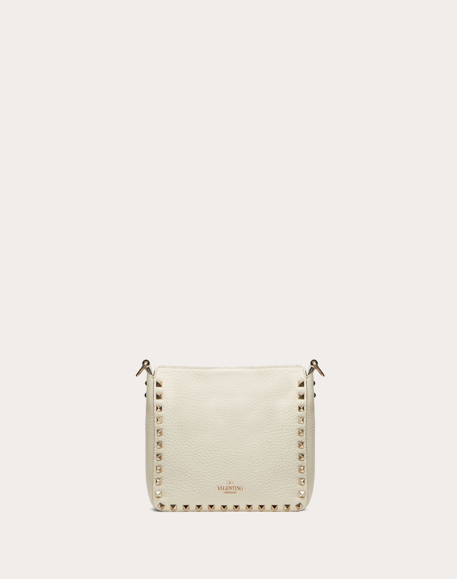 Mini Rockstud Grainy Calfskin Hobo Bag - 3