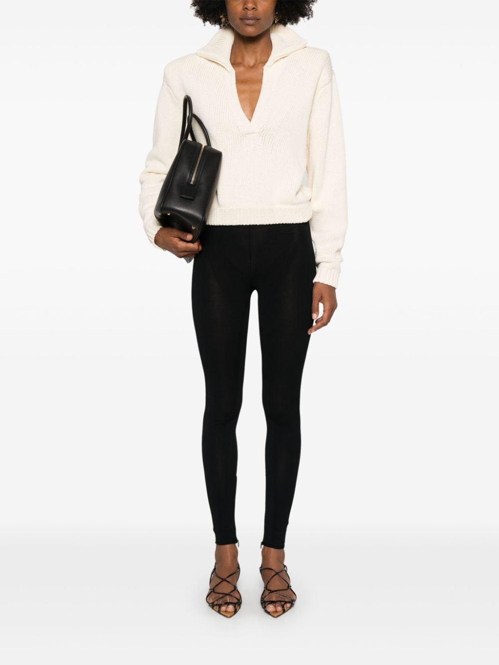 shoulder-pads sweater - 2