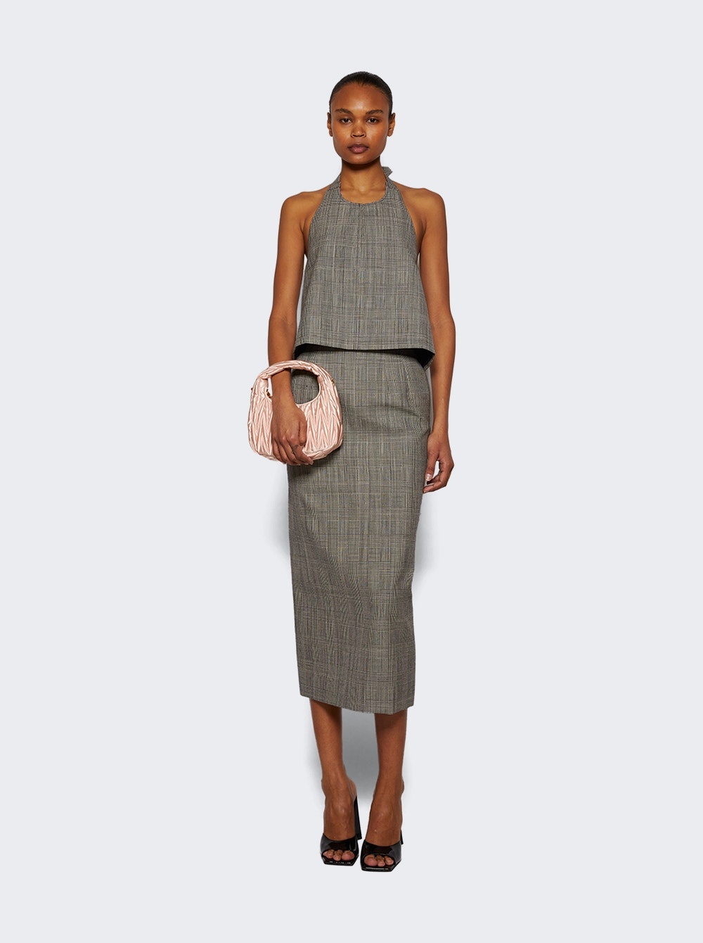 Contour Midi Skirt Prince Of Wales - 2