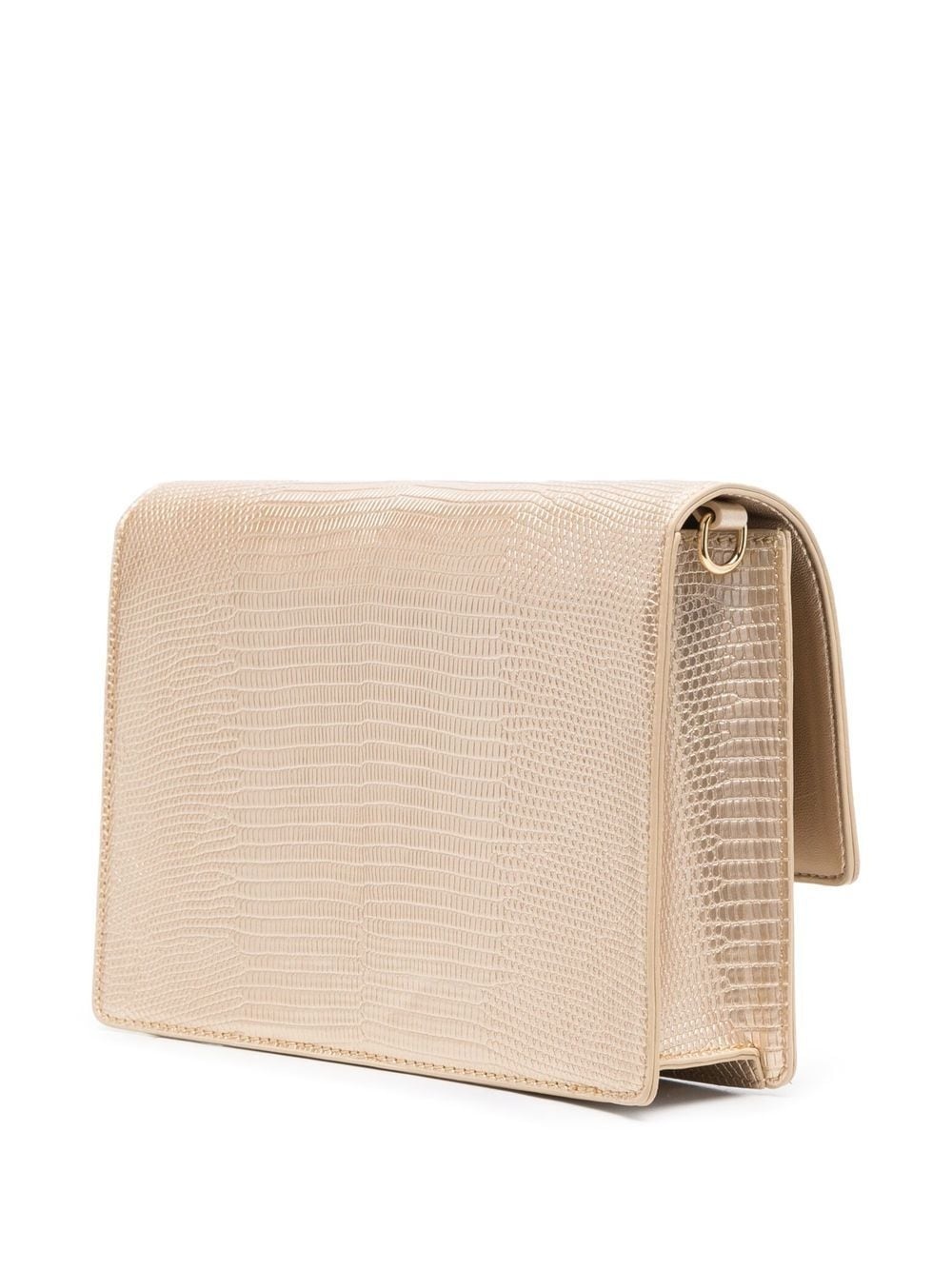 snakeskin-effect crossbody bag - 3