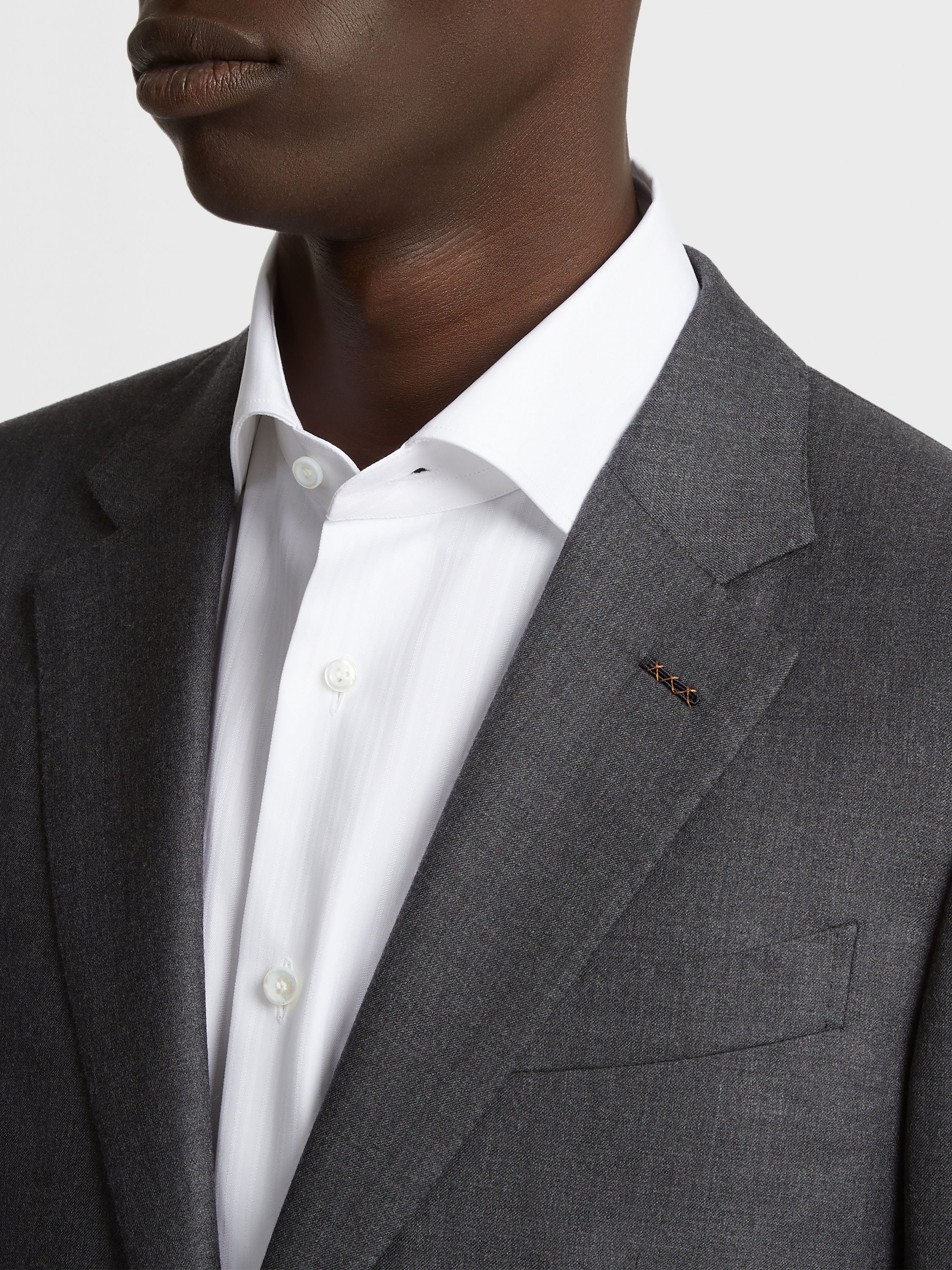DARK GREY OASI CASHMERE SUIT - 3
