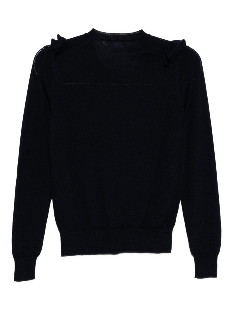 Comme des Garçons Comme des Garçons ruffled cardigan outlook