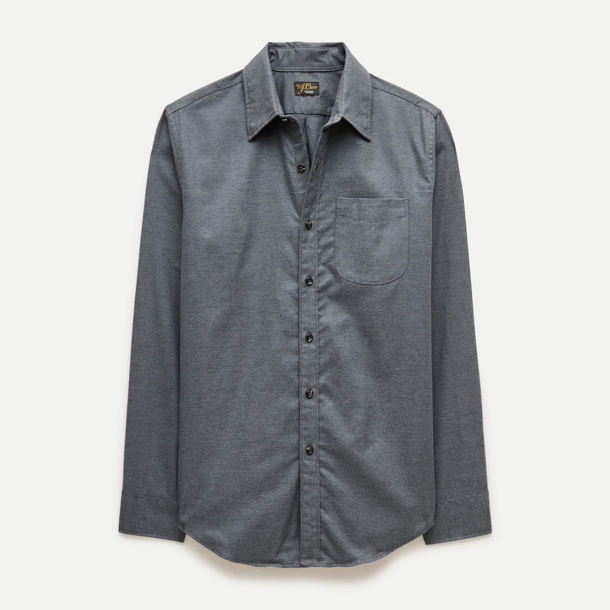 Madison cotton-blend twill shirt - 1