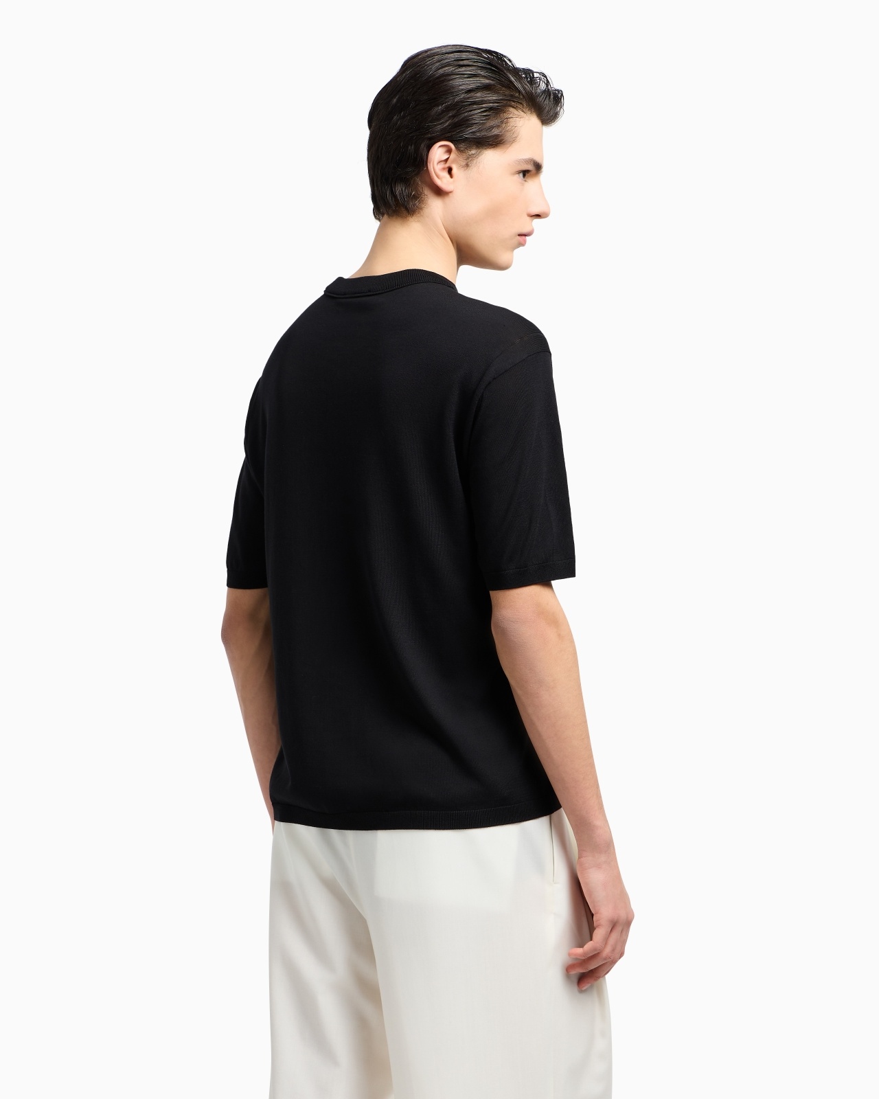 ASV LYOCELL-BLEND PLAIN-KNIT JUMPER - 3