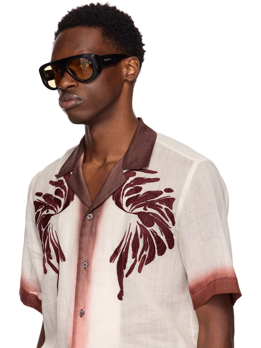 Black Osservatorio Aviator Sunglasses - 4