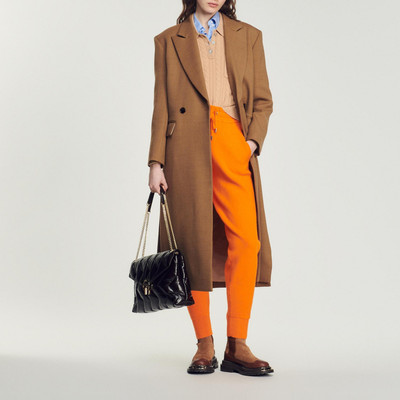 Sandro Oversized straight-cut coat outlook