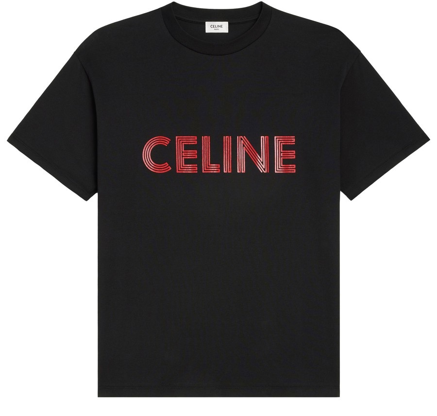 【セリーヌ・CELINE】SHIRT CELINE Loose T-Shirt Celine | 24s | REVERSIBLE