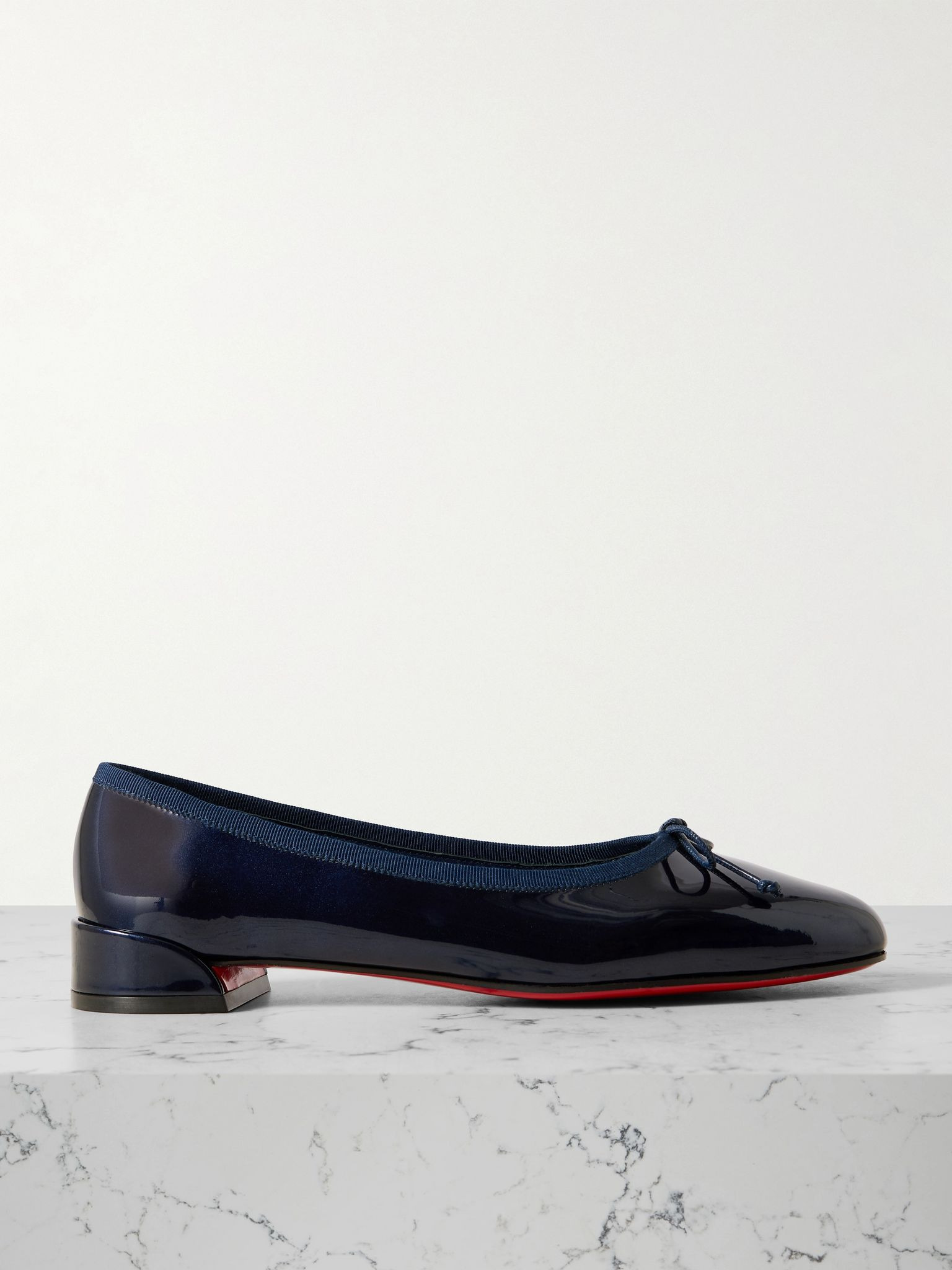 Sweetie Jane patent-leather flats Navy - 1