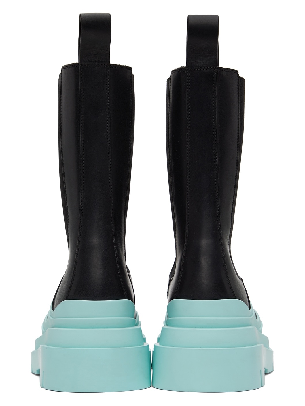 Black & Blue Tire Chelsea Boots - 2