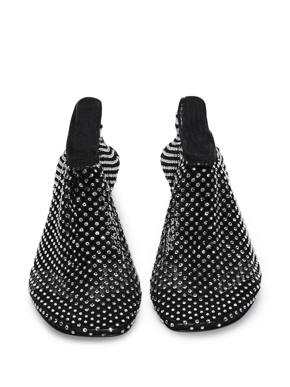 45mm Minette crystal micro heel pumps - 3