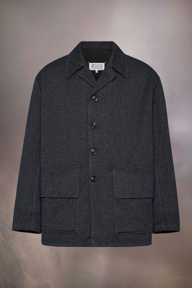 Maison Margiela Cotton caban jacket outlook